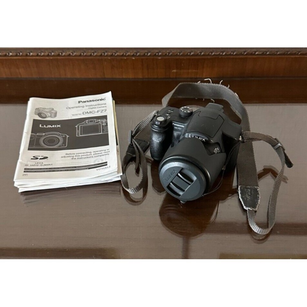 PANASONIC LUMIX DMC-FZ7 12X‎ ZOOM 6MP DIGITAL BRIDGE CAMERA UNTESTED